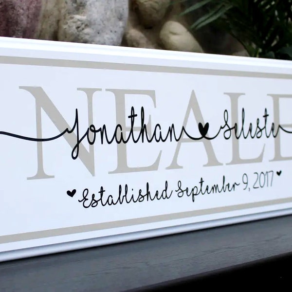 Bridal shower gift for wedding-Bride groom gift-for her-Personalized engagement gift for couple-bride-last name wedding gift-unique wedding