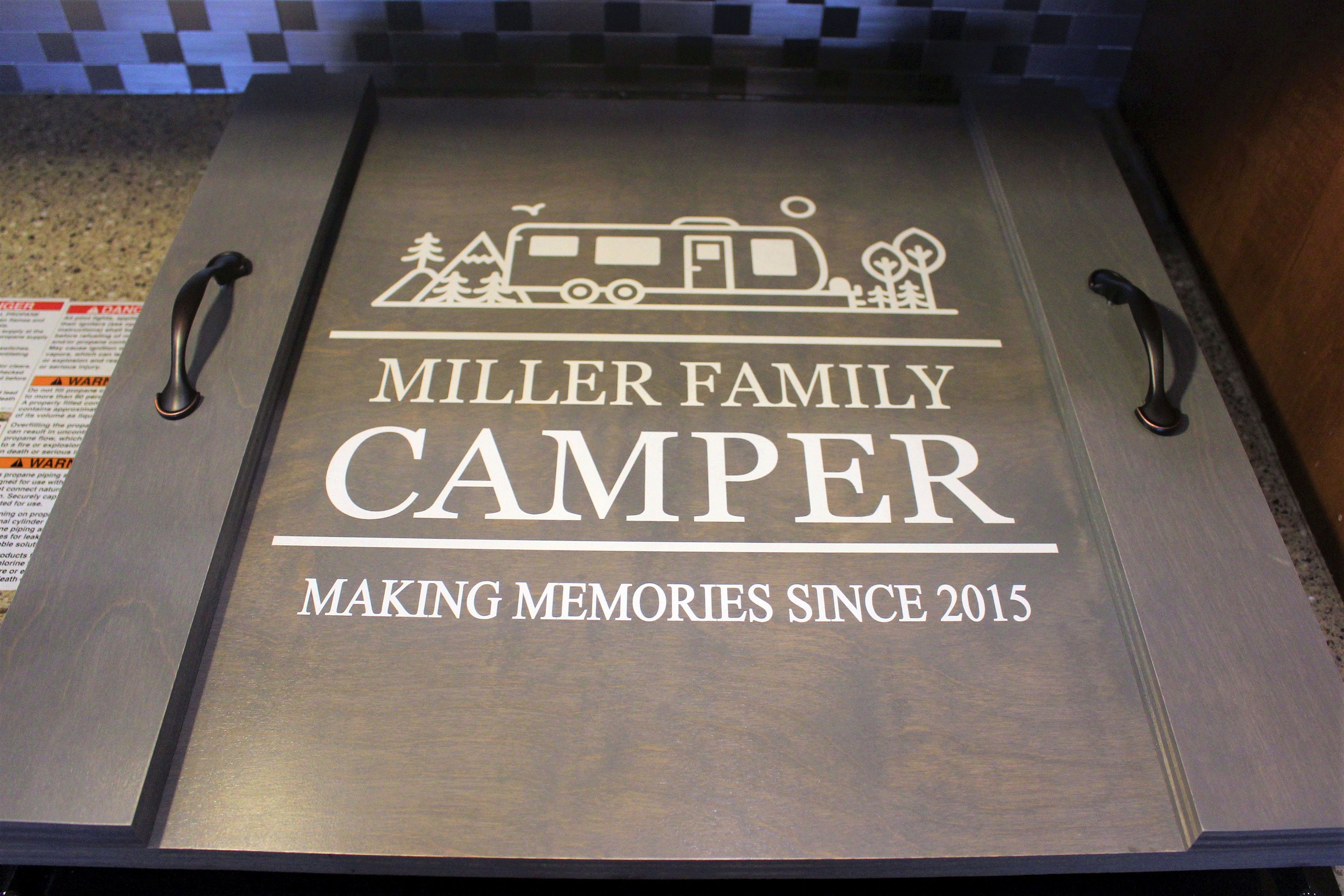 Camping stove covercamper noodle boardcamper stovetop covercamper