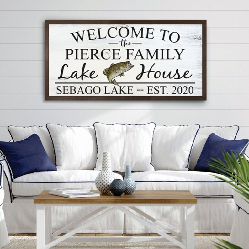 Lake House Decor to Our Lake Housepersonalized Etsy