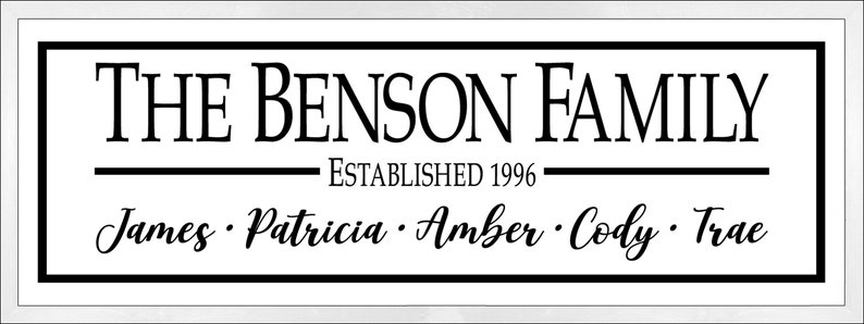 Personalized family name sign-family established sign-family name wood sign-custom family sign-family name wall sign-family gift for parents afbeelding 10