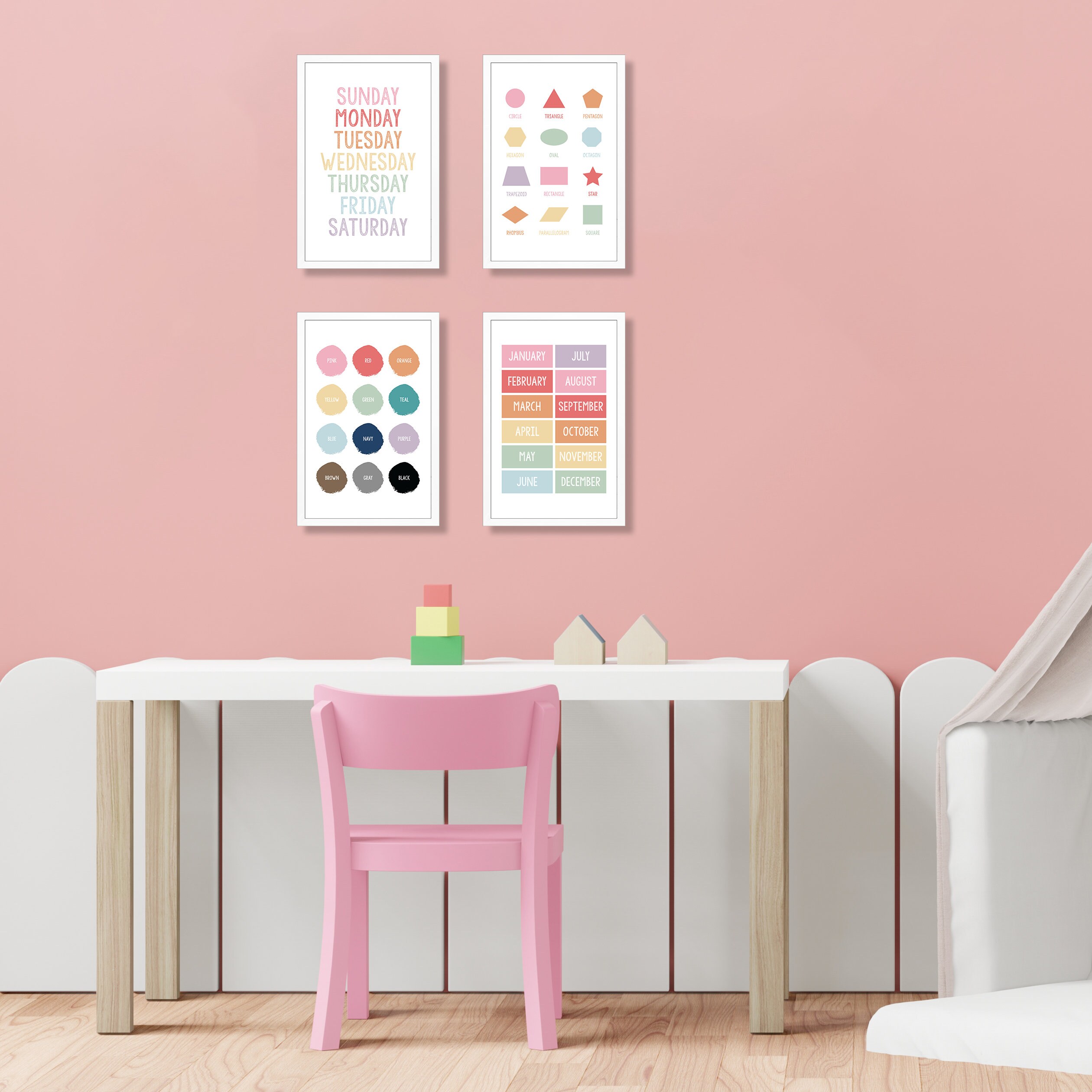 Kids Wall Art framedChildren's Wall ArtKid's play room wall sign