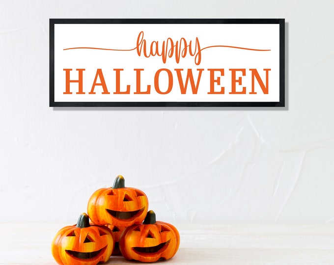 Halloween home decor wall-halloween wall decor-happy halloween sign-halloween wall hanging-indoor halloween bats sign