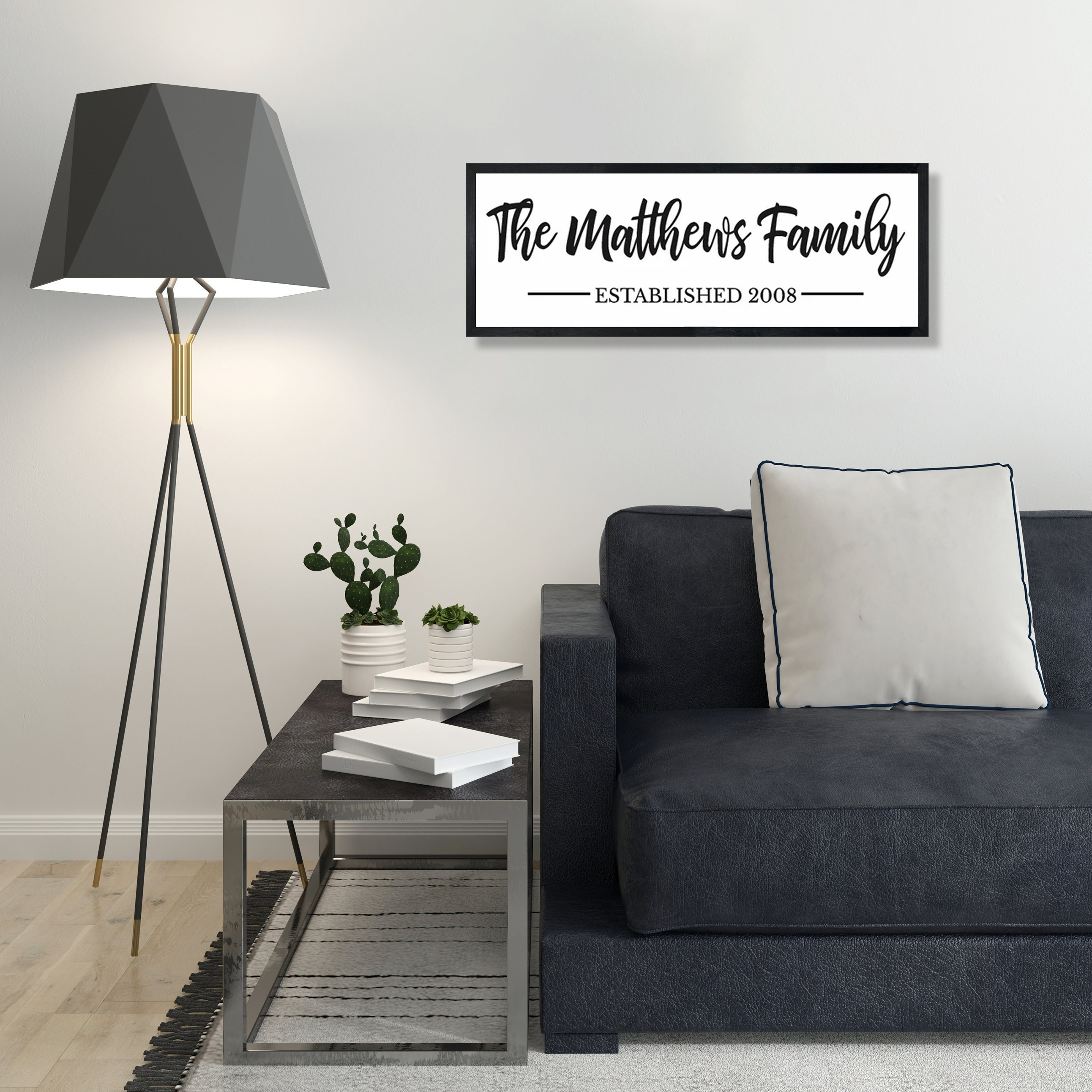 Personalized Family Name Sign Wood-farmhouse Family Wall - Etsy