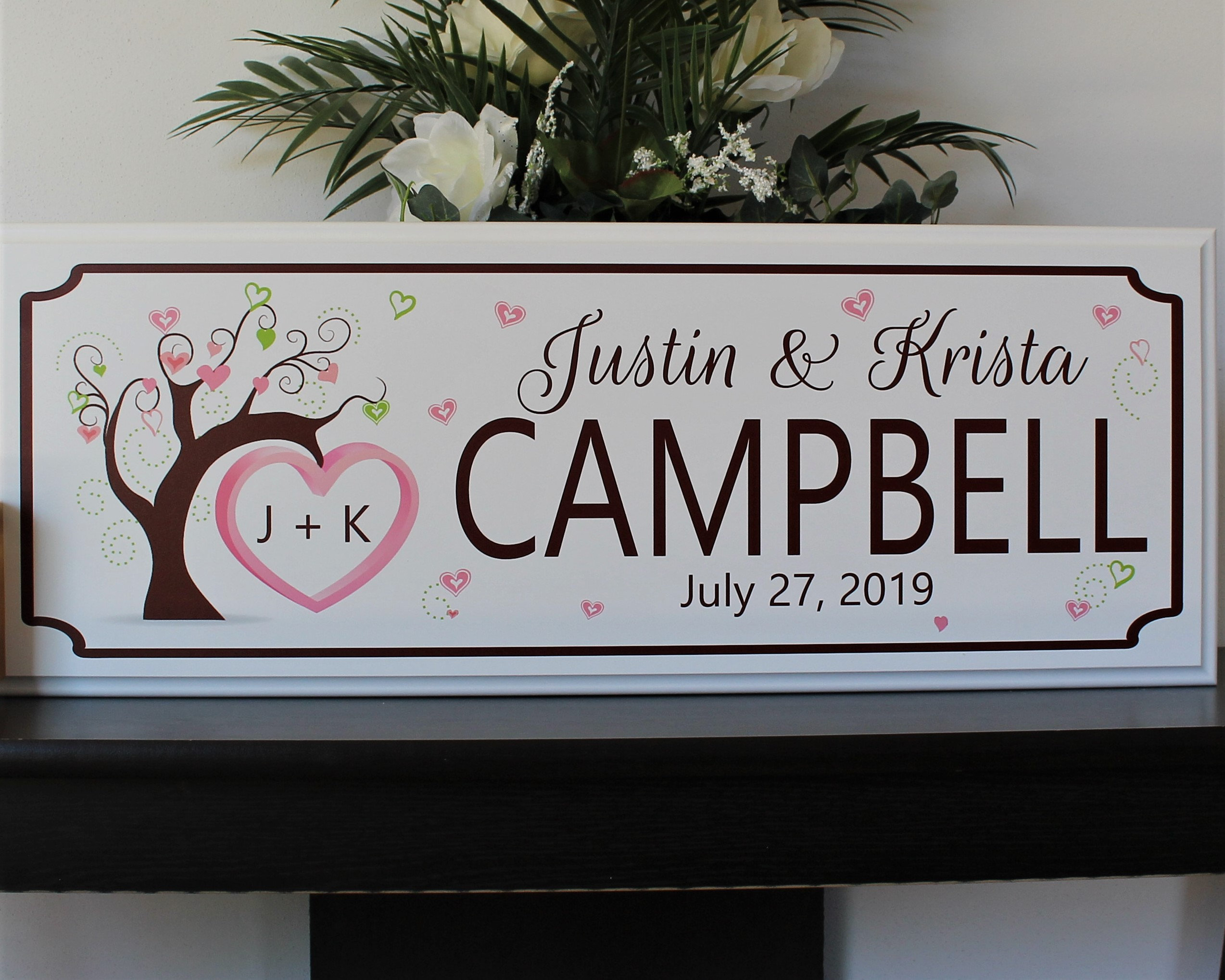 Wedding Gifts For Established Couples : Rustic finish Wedding gift Family Name Sign Last Name ... : Wedding gifts for established couples.
