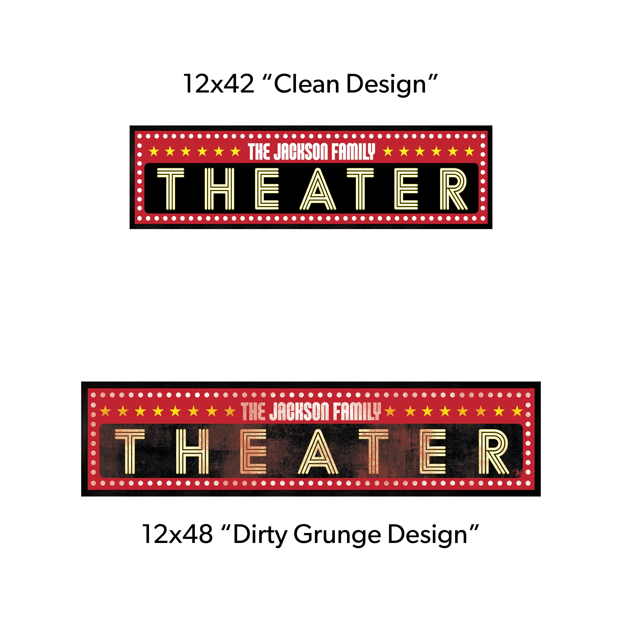 Movie room wall decorcustom home theater signPersonalized theater