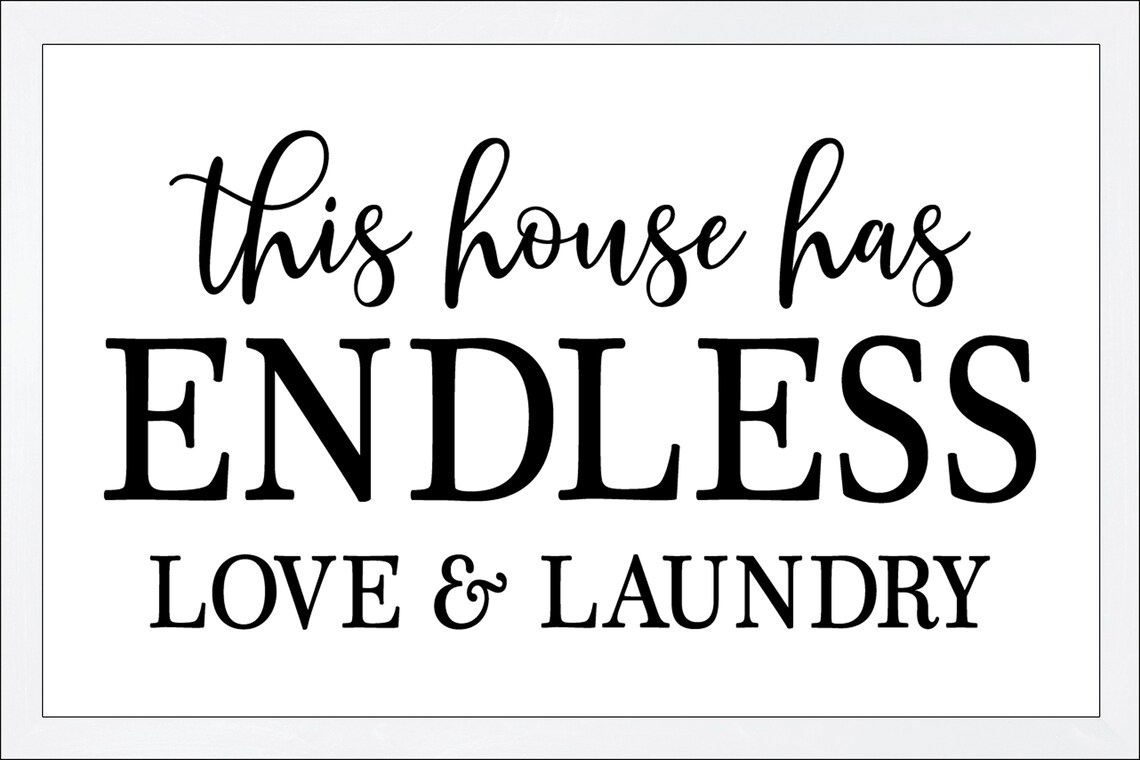 Laundry Room Wall Signlaundry Room Wall Decorfarmhouse Style Etsy