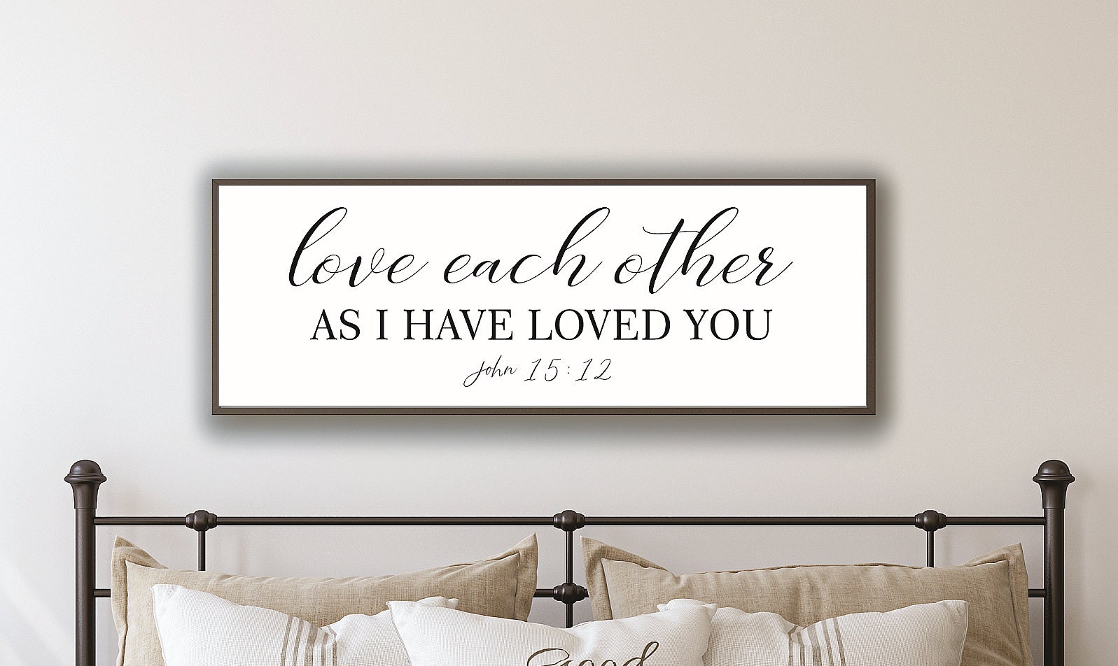 Christian wall artmaster bedroomchristian wedding gift sign Etsy
