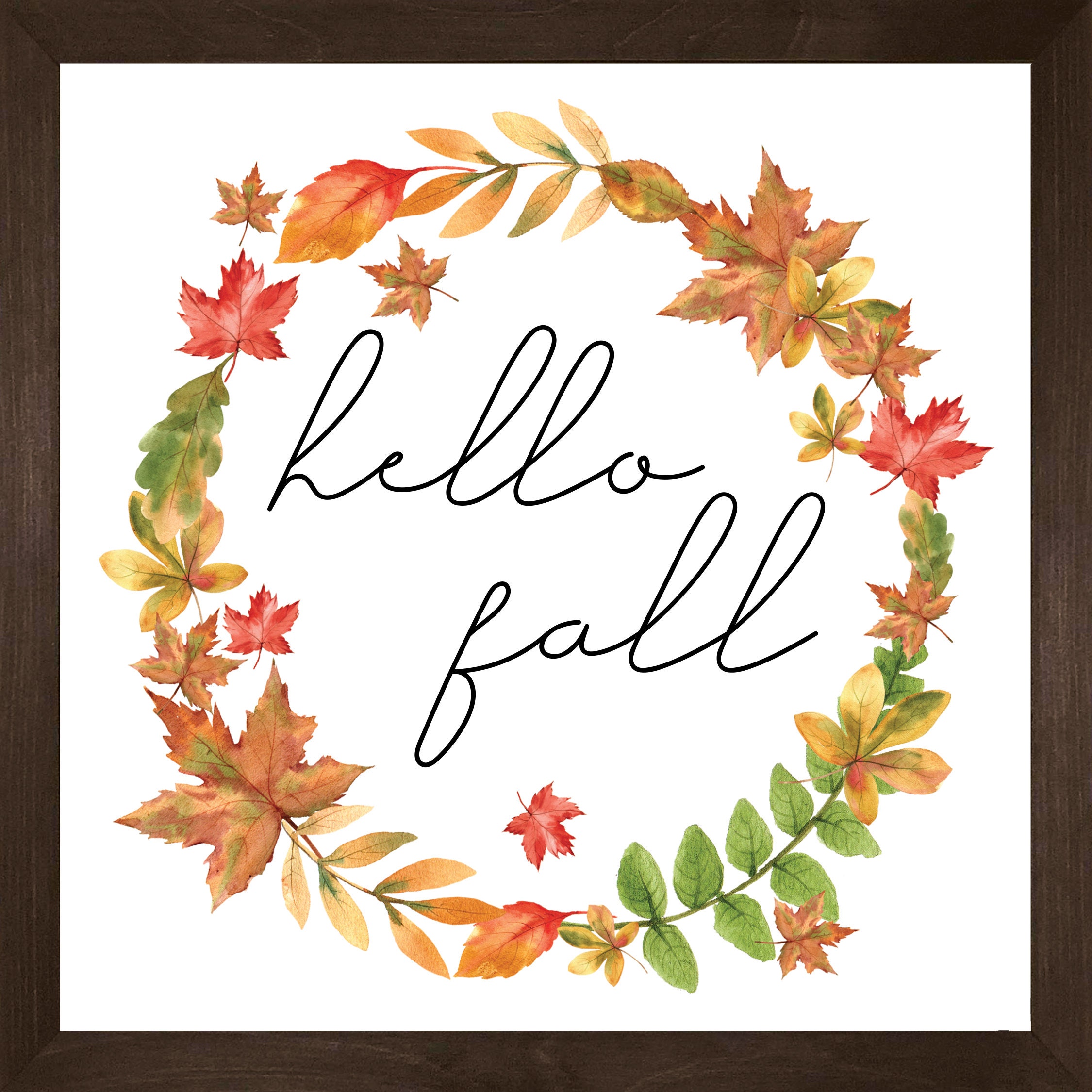Hello Fall wall decorhello fall signwood signseasonal decorfall