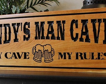 Man cave signs-personalized man cave sign decor-custom bar sign-Father's day gift-custom pub sign-garage man cave-groomsman gift-home bar