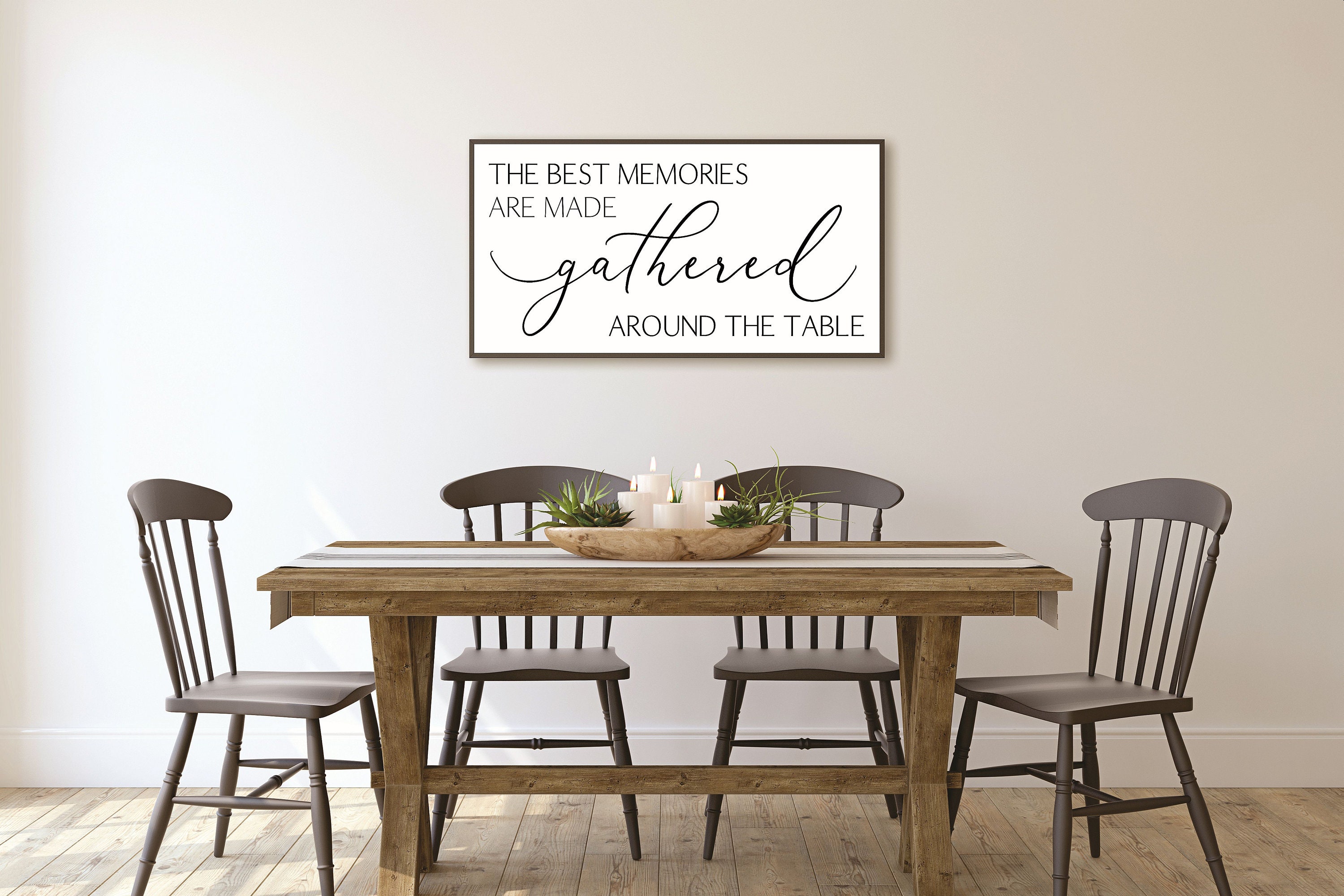 Dining room wall decor-kitchen-the best memories are made ...