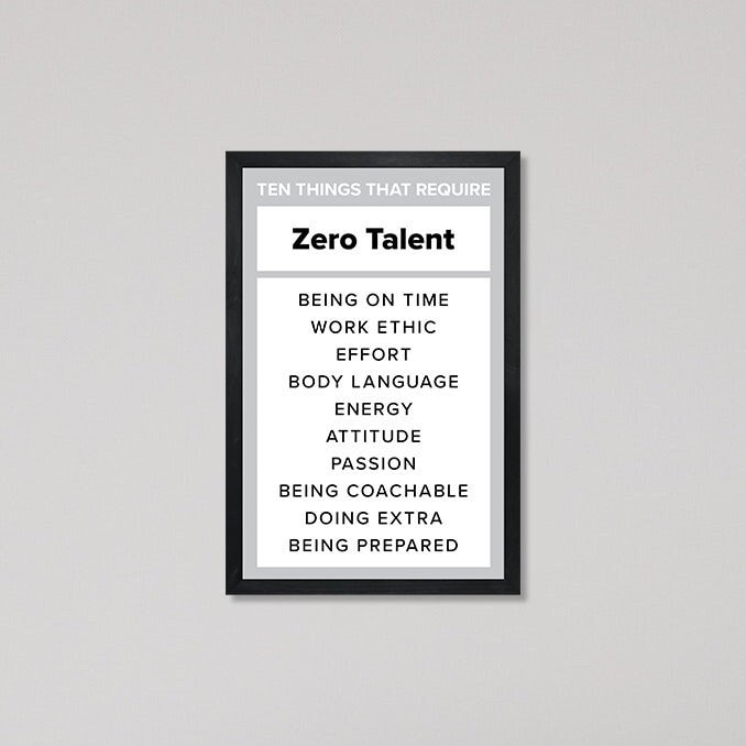 Ten things that require zero talent sign-office sign-zero talent sign