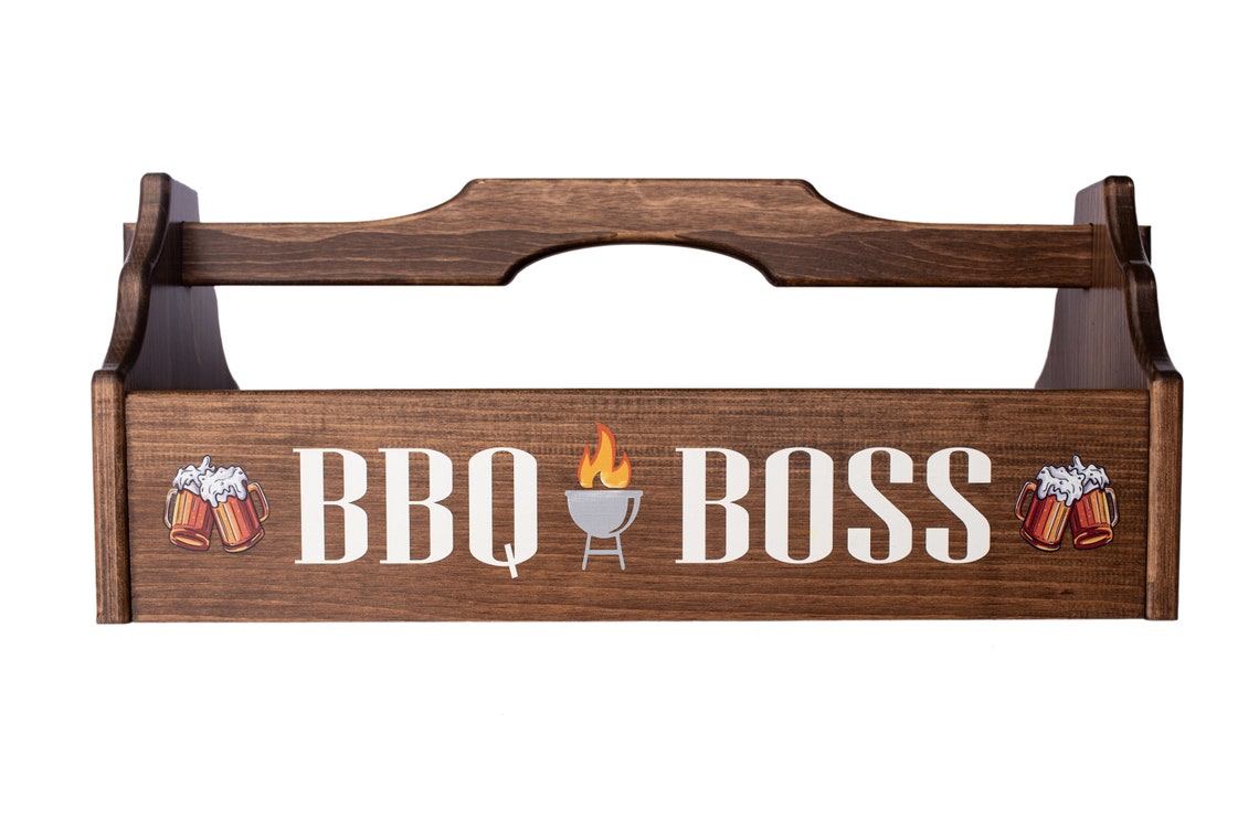 Barbecue Tote Caddybarbecue Tool Caddybarbecue Grill Etsy