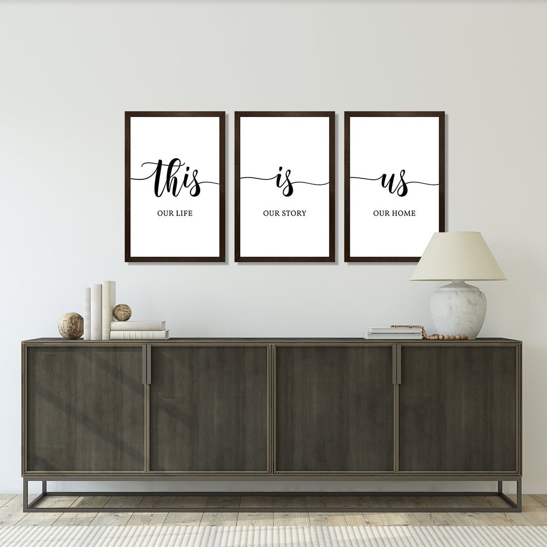 This is Us Wall Decorlarge Wall Decor Living Roomdecor for Wallswall Art Above Couch Decor