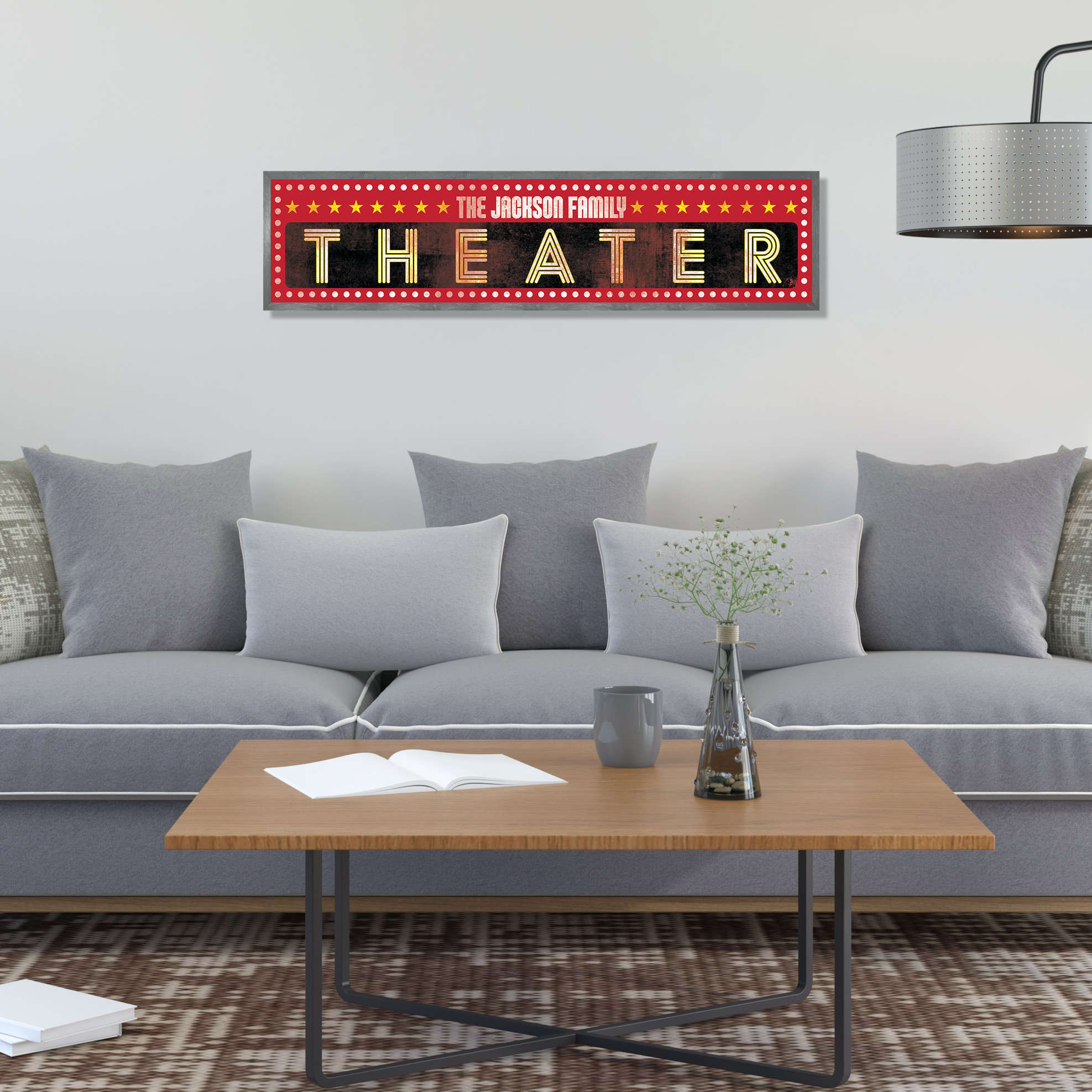 Movie room wall decorcustom home theater signPersonalized theater