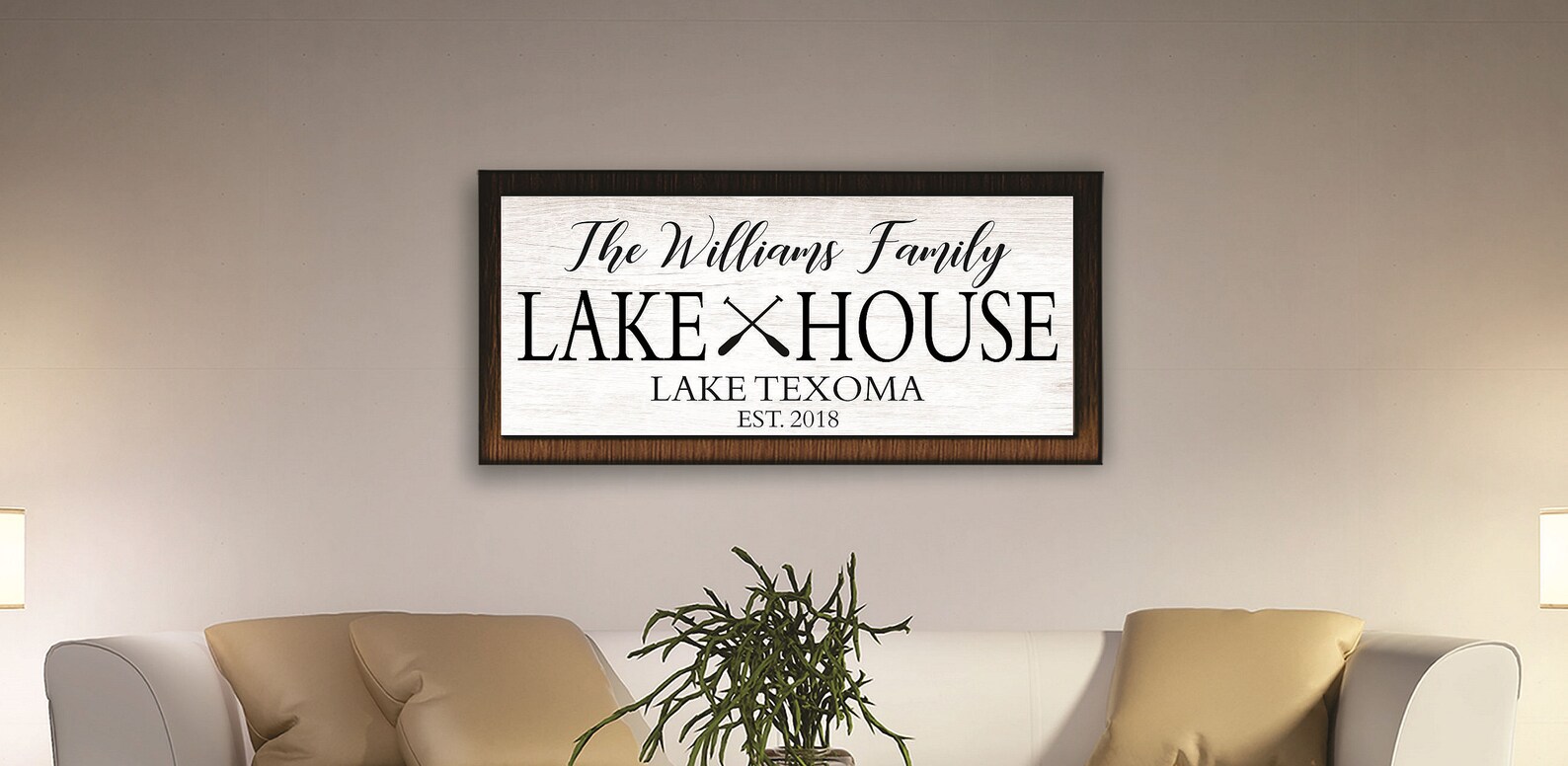 Custom Lake House Signlake Signslake House Etsy