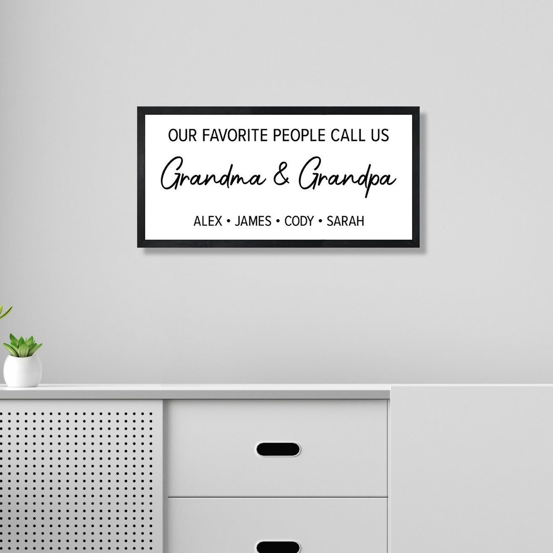 Personalized Grandparents Sign grandparents Gift For Grandparents sign personalized-grandparents-sign-grandparents-gift-for-grandparents-sign
