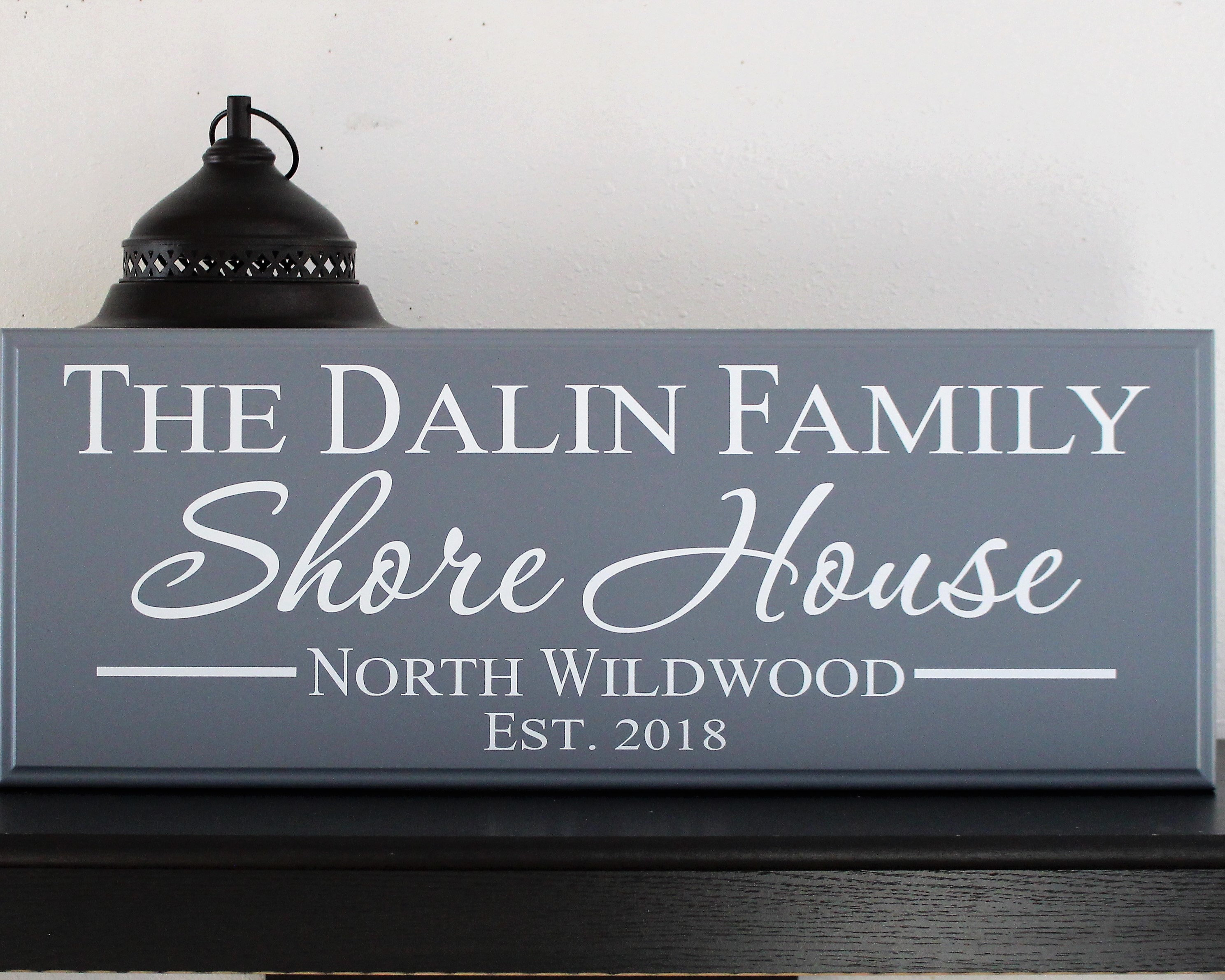 Shore House Sign Gifts Personalized Beach Home Cottage Sign For Shore House Coastal Decor Items Plaque Beach House Mantel Sign Beach Lover