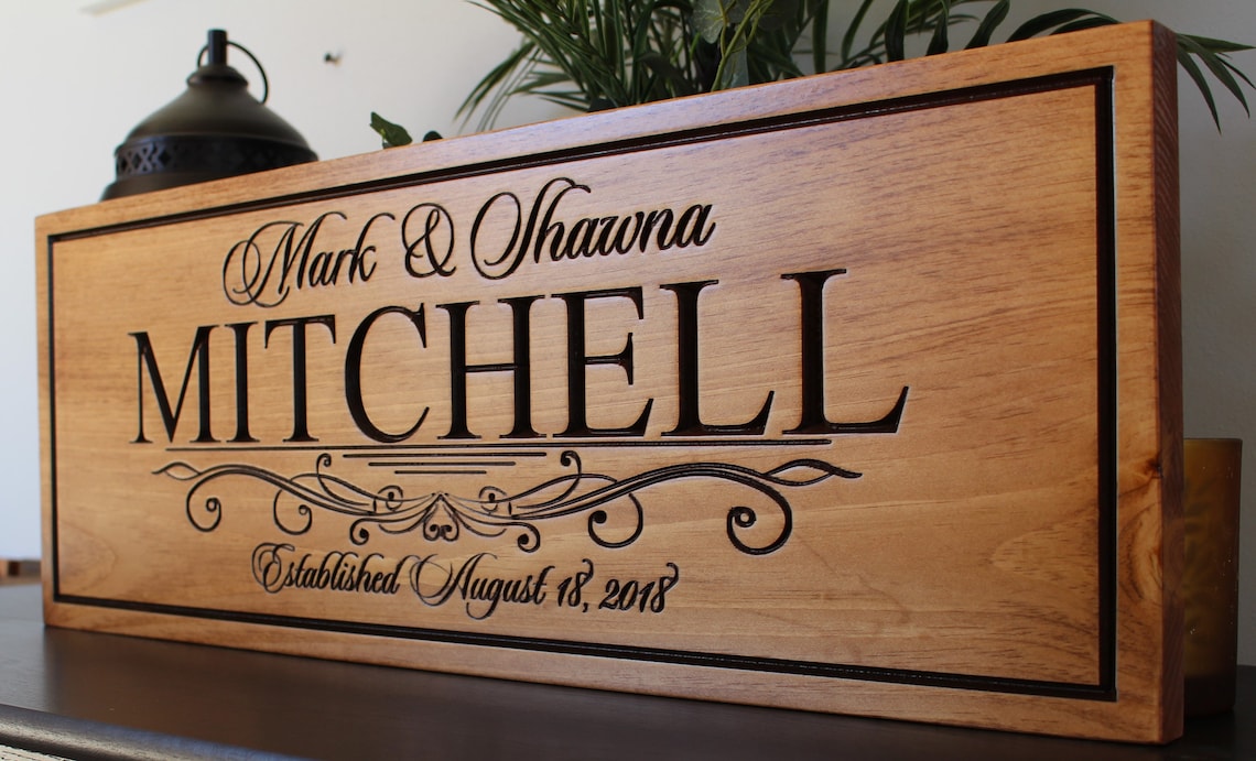 Personalized Wedding Gift for the Couplebride and Groom Etsy