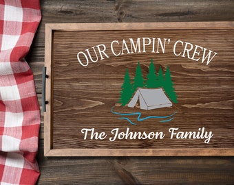 Personalized grilling tray-grilling gift-custom camping trays-personalized camping tray-camping gifts-personalized camping gifts for family