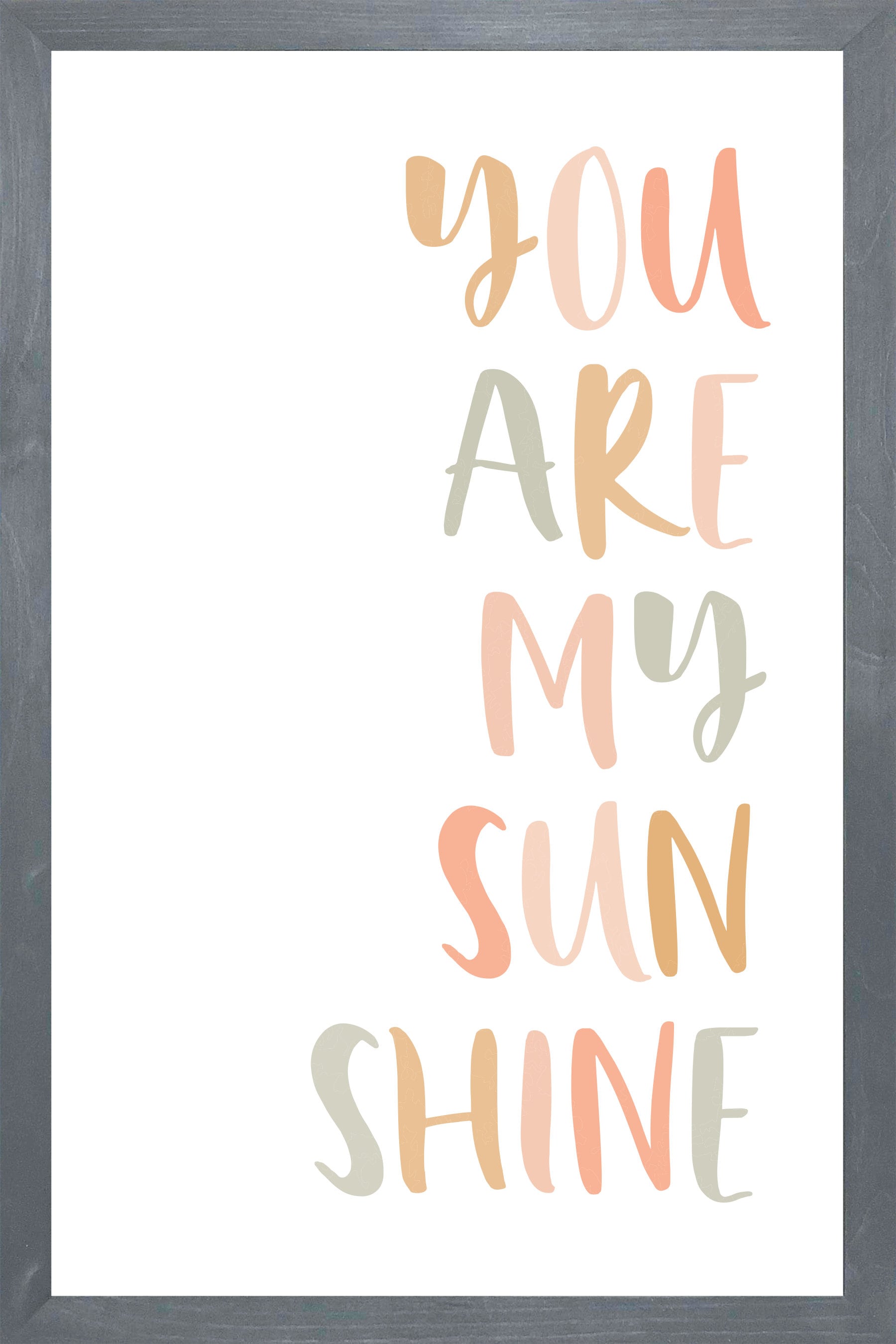 You are my sunshine signboho nursery wall decorset of 3girl room