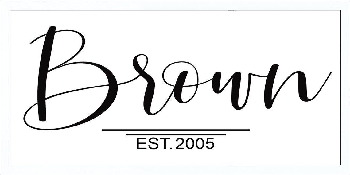 Personalized Family Sign Woodfamily Name Signfamily Name Etsy