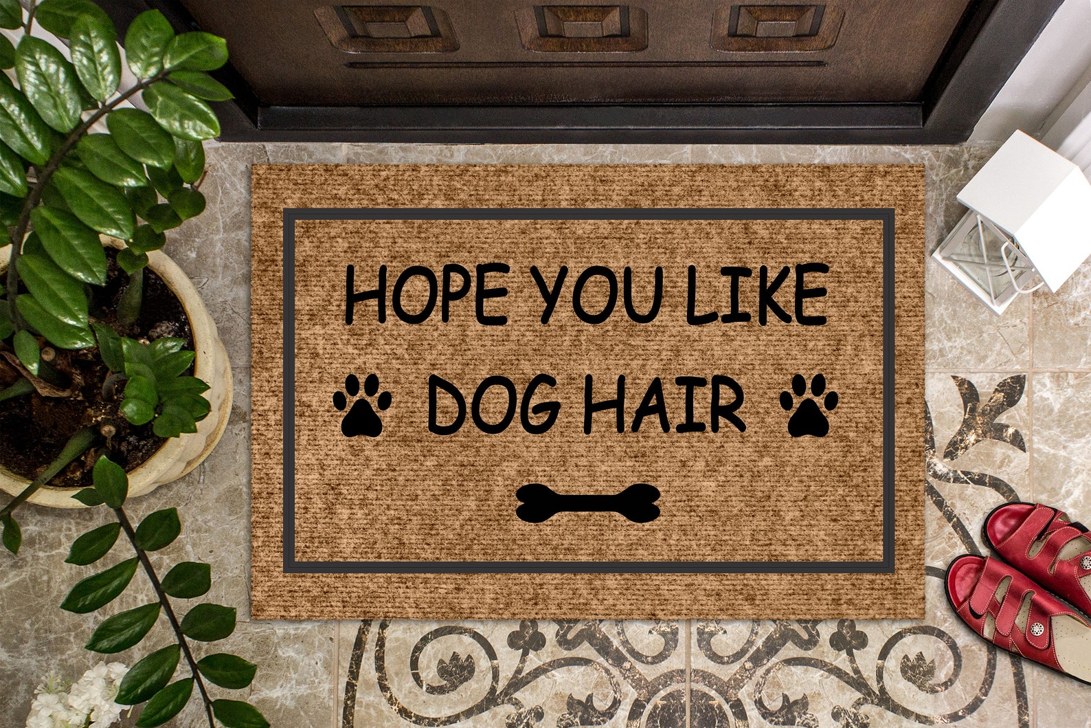 Hope you like dog hair doormatdog doormat funnydoormat funny Etsy