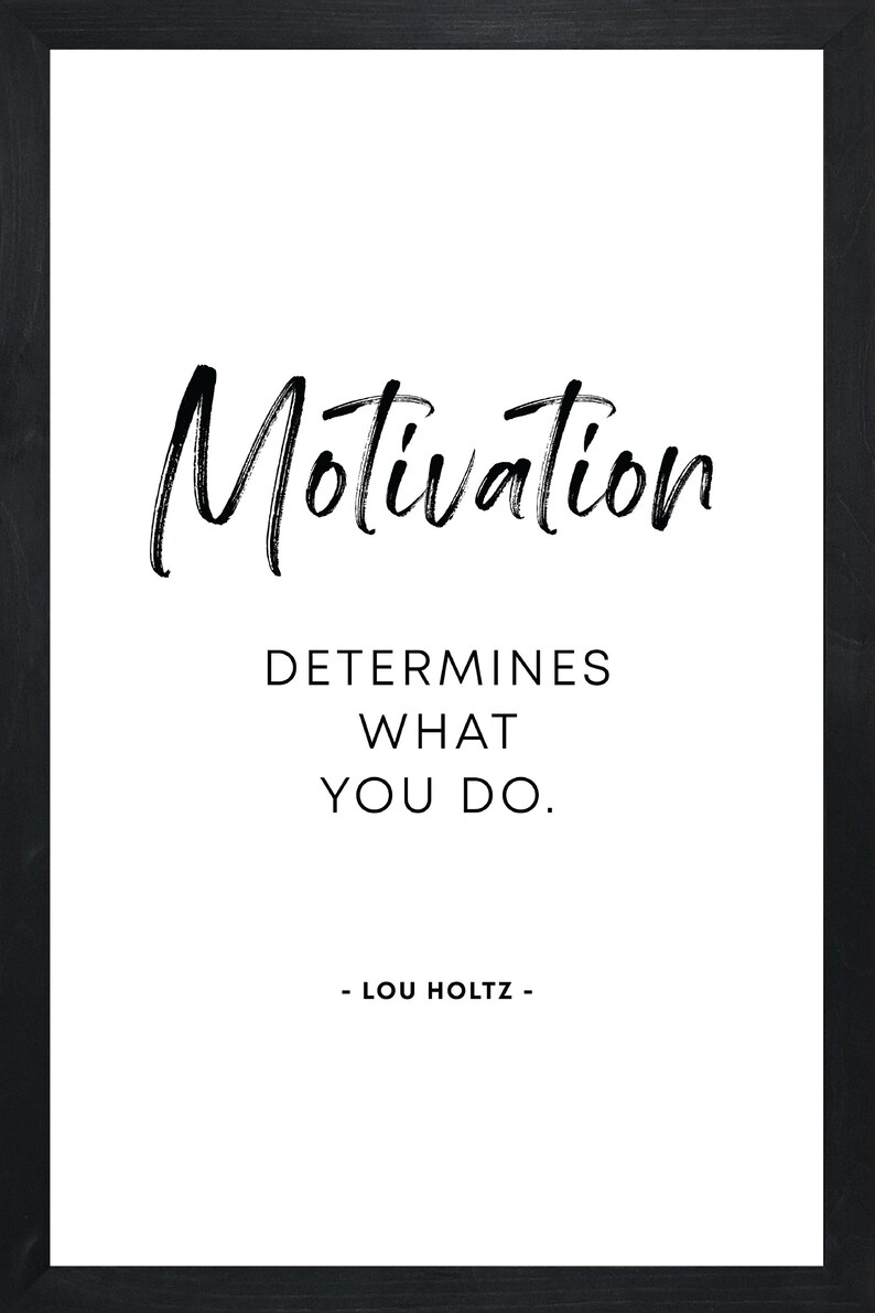 Motivational Wall Artframed Office Decor Wall Etsy
