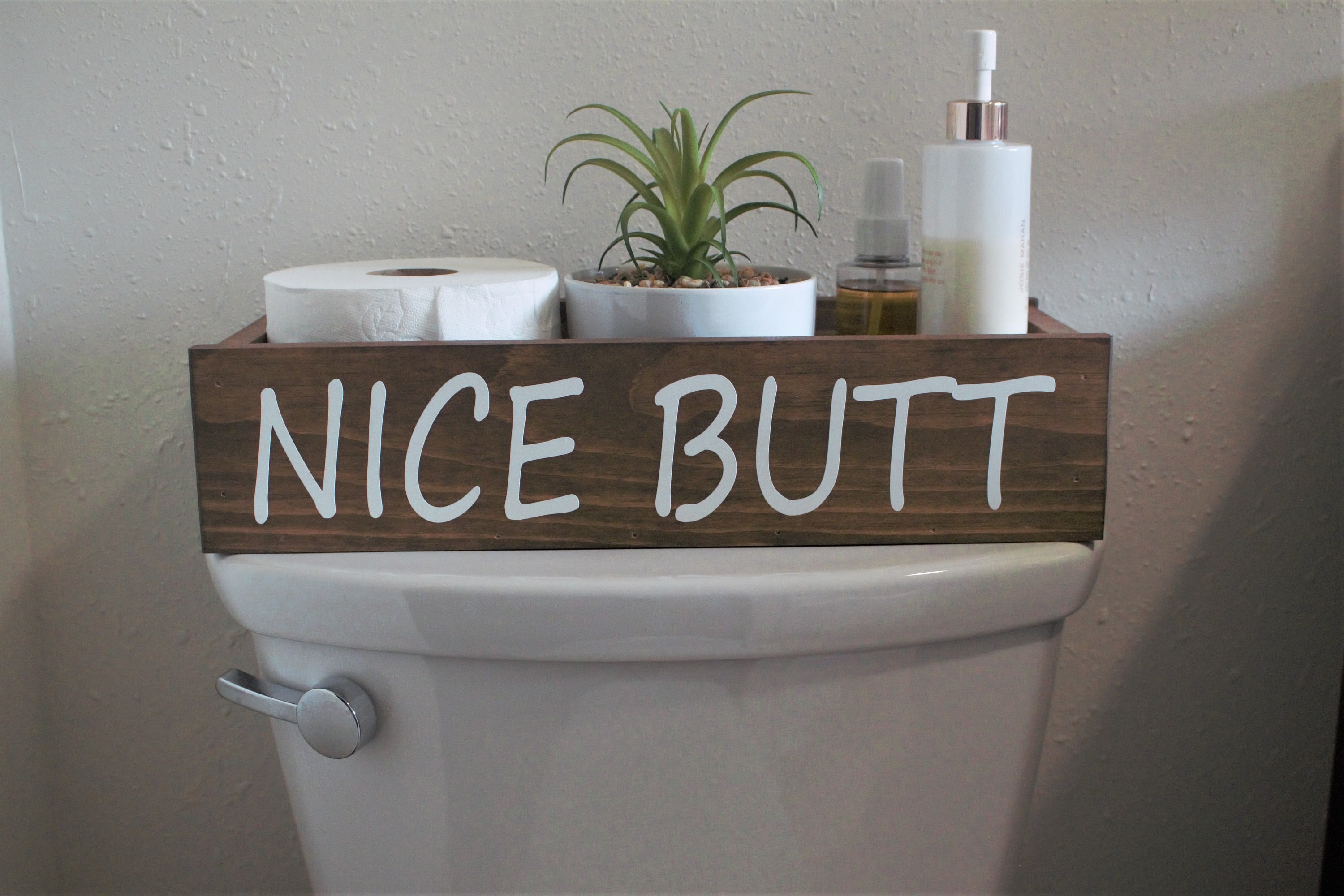 Toilet tank boxBathroom decor boxtoilet storage boxnice Etsy