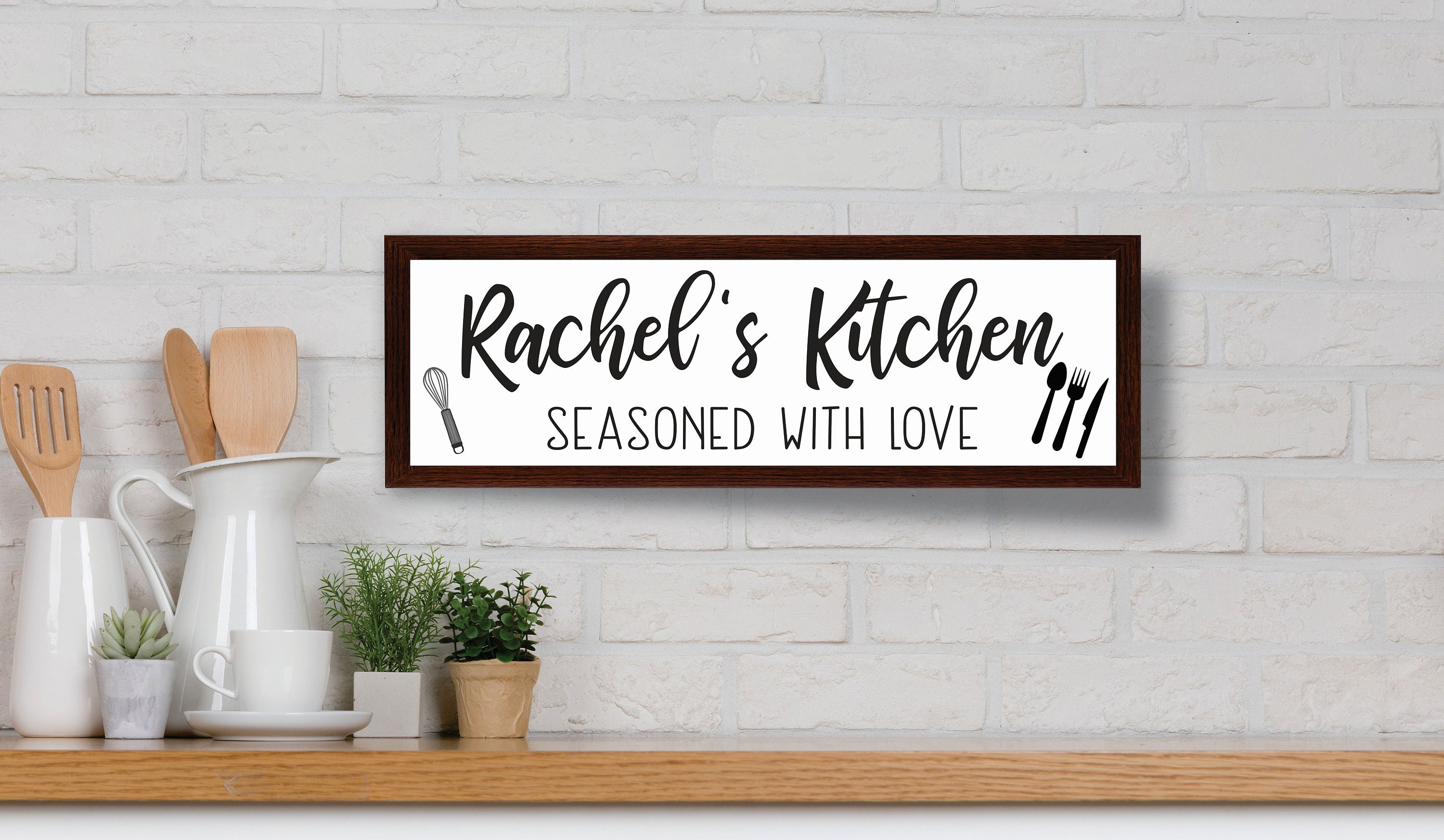 Personalized Kitchen Signsgiftsdecoritemskitchen Etsy