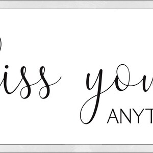 So I can kiss you anytime I want sign-master bedroom wall decor-over the bed-bridal shower gift-bedroom wood sign-for above bed-wedding gift image 10