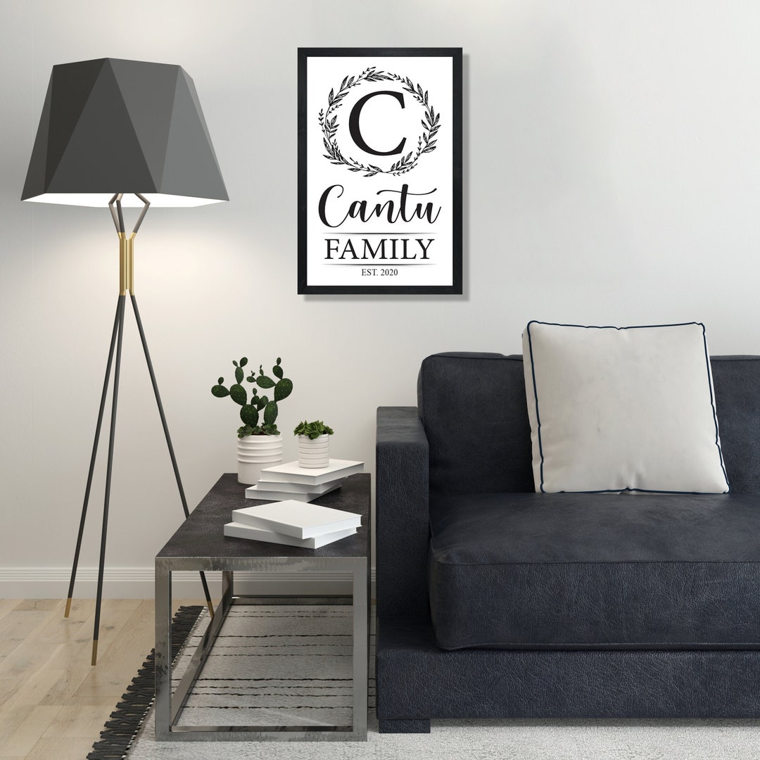Personalized Family Name Signs for Home-wood-family Farmhouse - Etsy