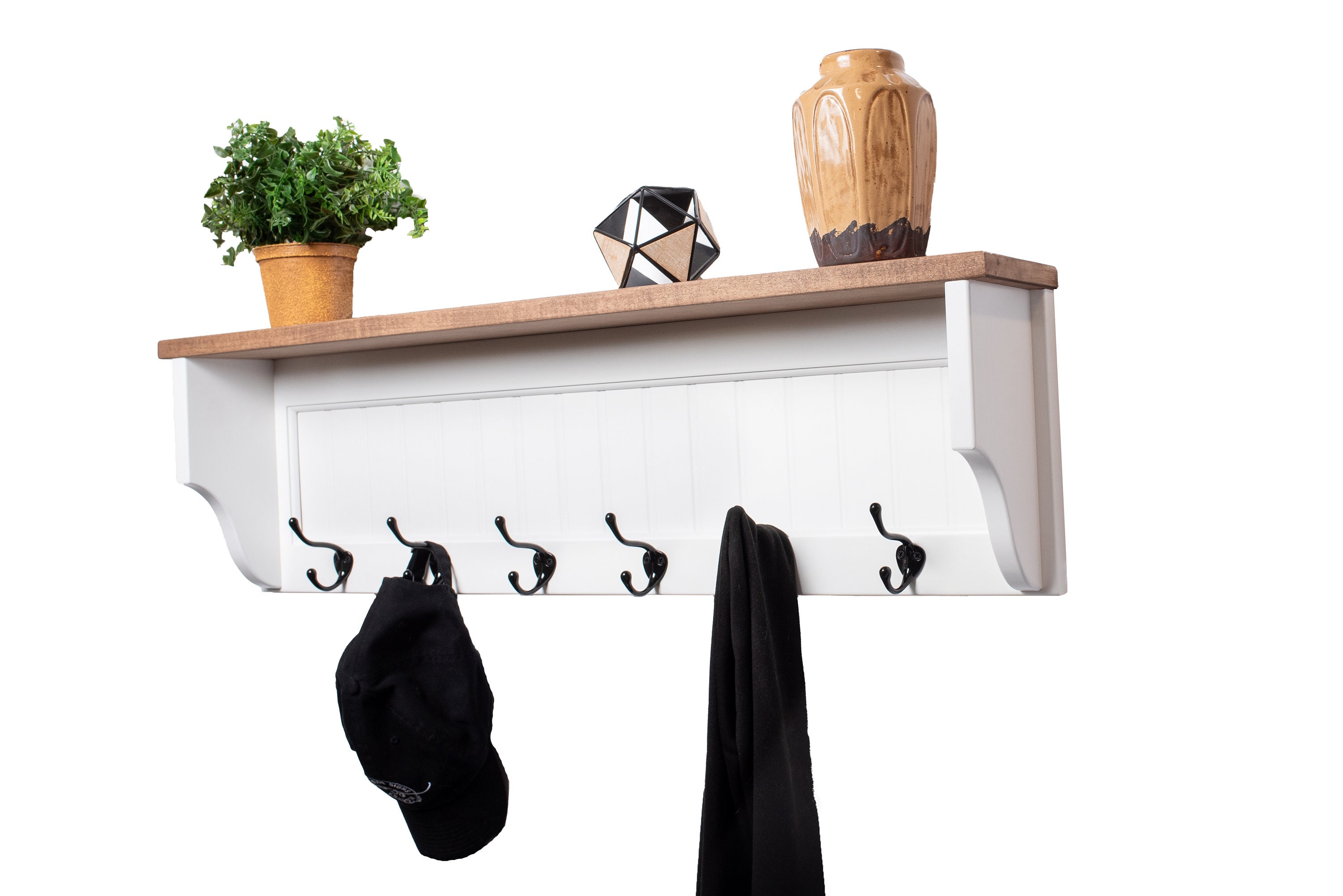 Coat Rack with Shelf