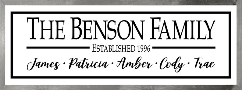 Personalized family name sign-family established sign-family name wood sign-custom family sign-family name wall sign-family gift for parents afbeelding 8