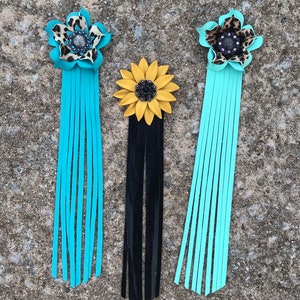 Leather fringe for conchos, saddles and tack. Leather Fringe. Leather fringe tassels