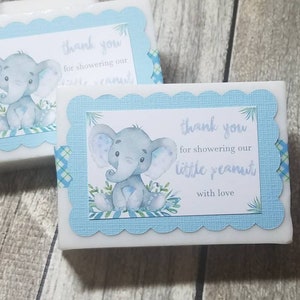 elephant favors for boys or girls baby shower soap favor