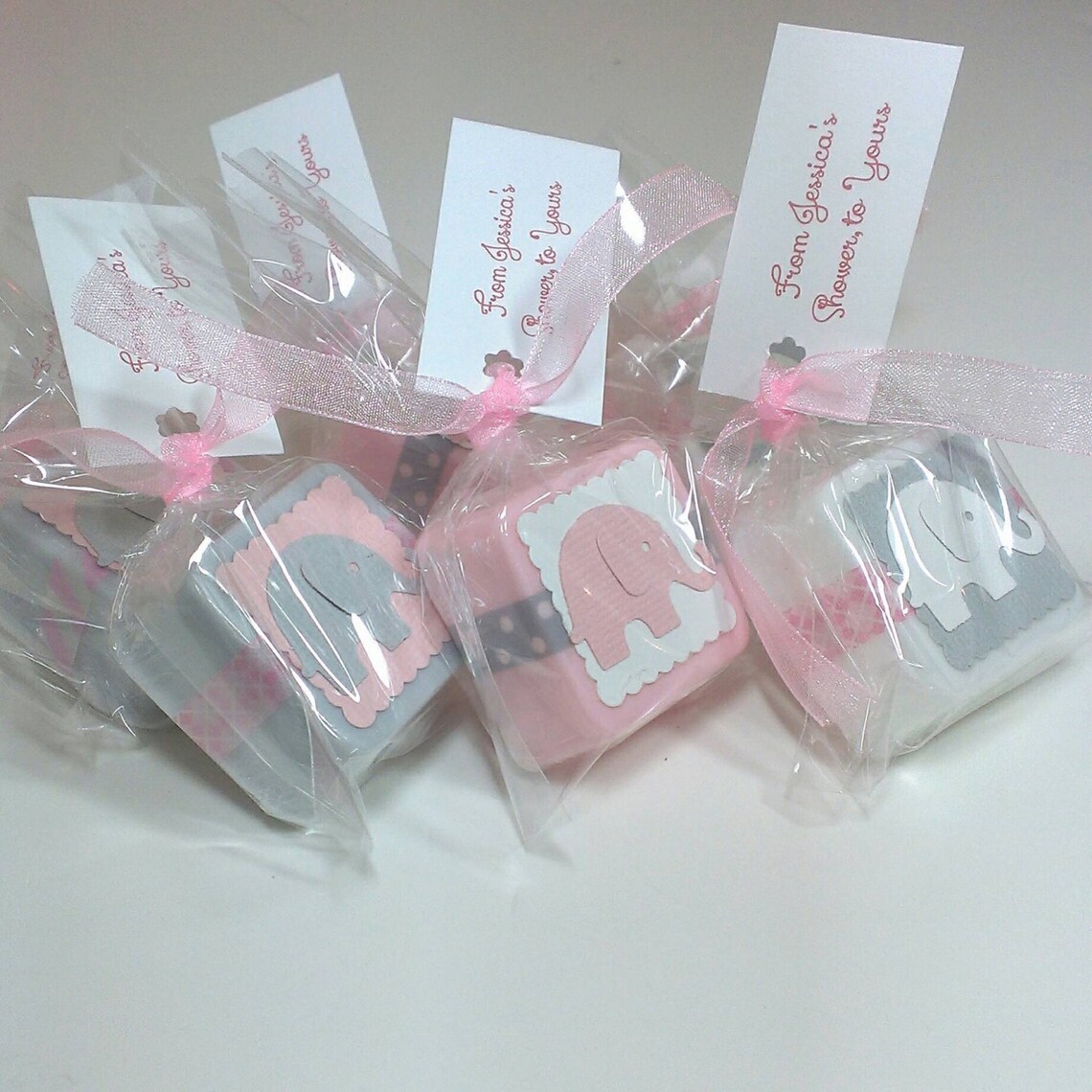 Baby Shower Elephant Favors for Girl Etsy