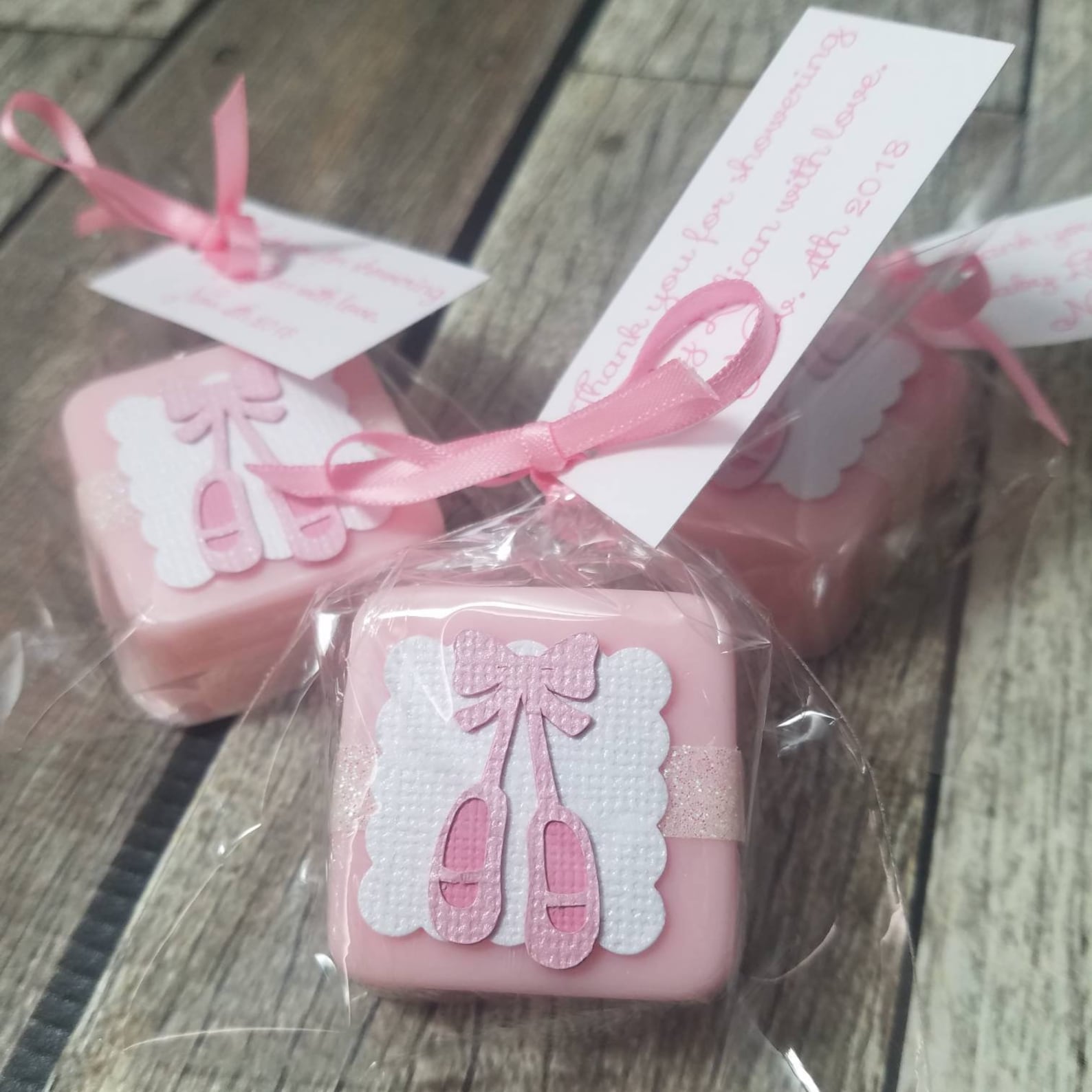 ballerina baby shower favors ballet shoe soaps