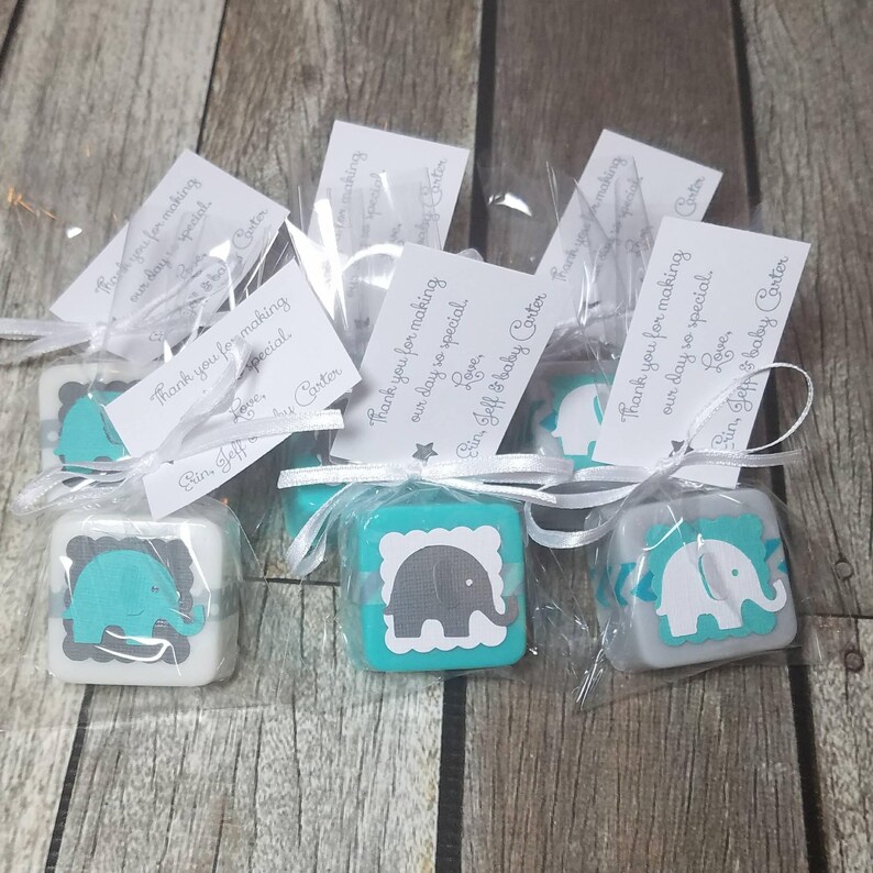 baby shower favors elephant theme