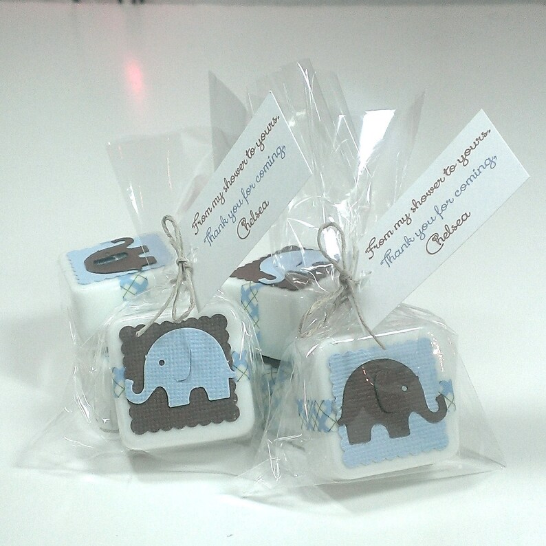 Elephant Baby Shower Favor Soaps Boy Girl Etsy