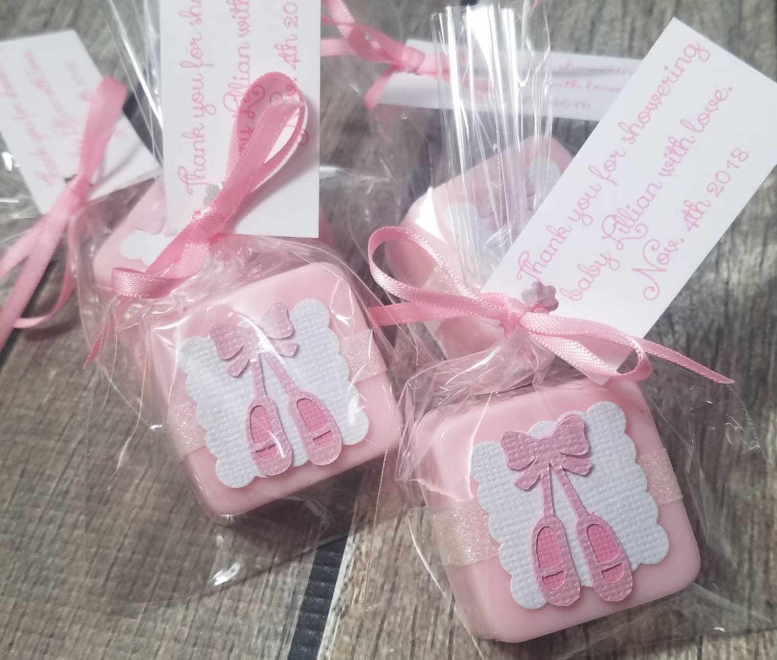 ballerina baby shower favors ballet shoe soaps