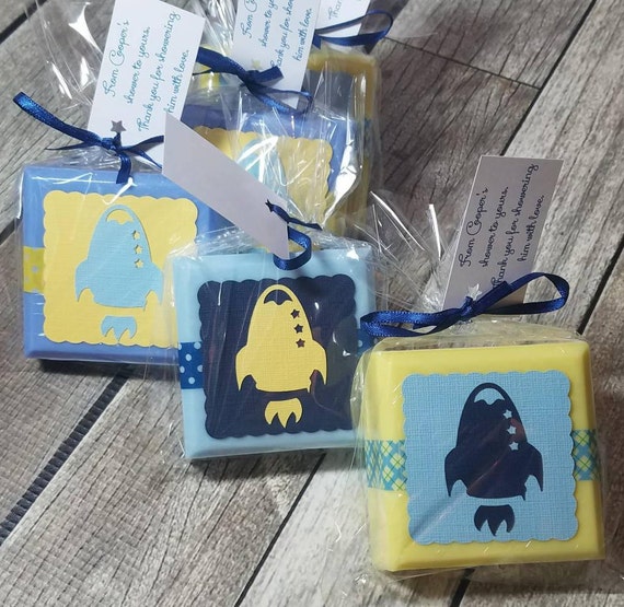 space themed baby shower favors