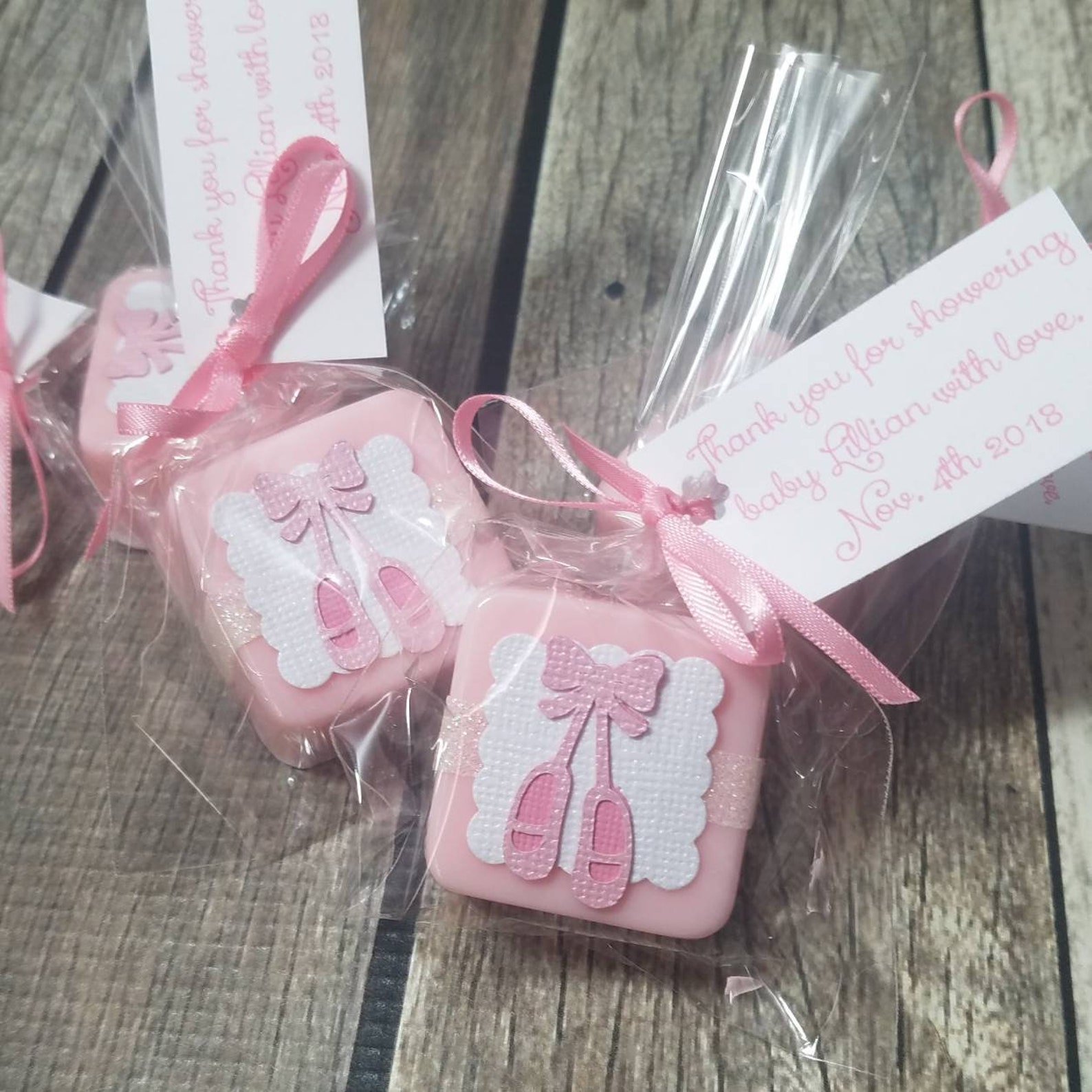 ballerina baby shower favors ballet shoe soaps