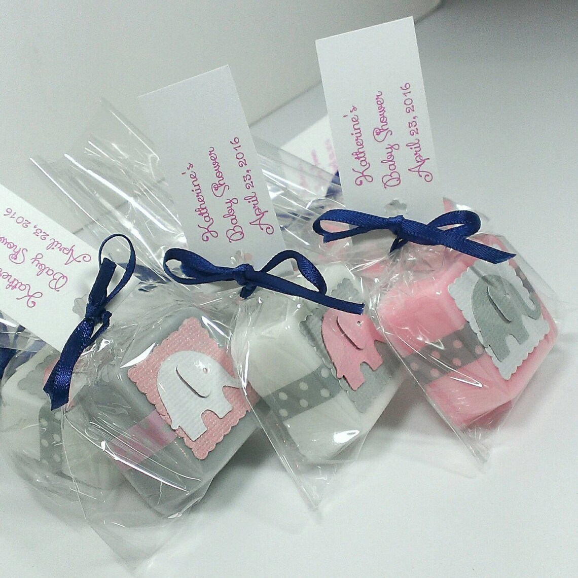 Baby Shower Elephant Favors for Girl Etsy