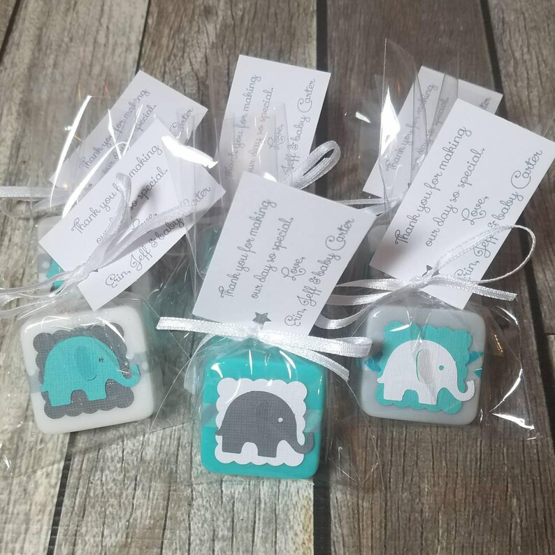 Elephant Baby Shower Favor Soaps Boy Girl Etsy