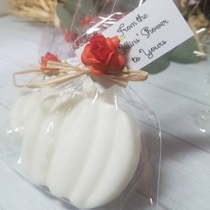 Pumpkin Soap Favors Fall Baby Shower Fall, Custom Rustic Wedding thank you Gift