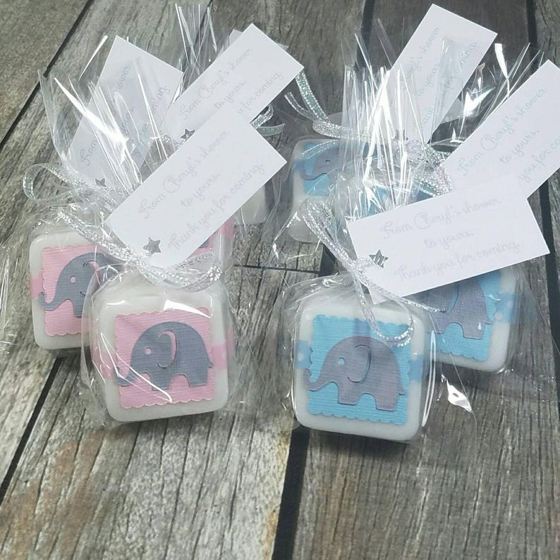 Elephant Baby Shower Favor Soaps Boy Girl Etsy