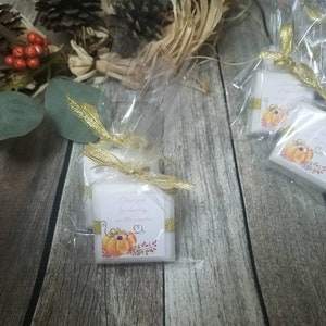 Rustic Fall baby shower soap favors little pumpkin baby shower favors image 8