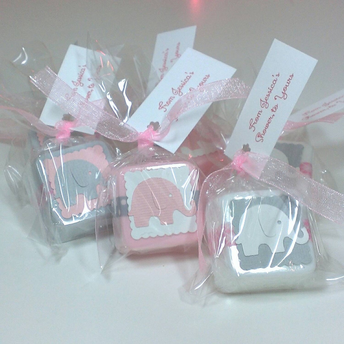 Baby Shower Elephant Favors for Girl Etsy