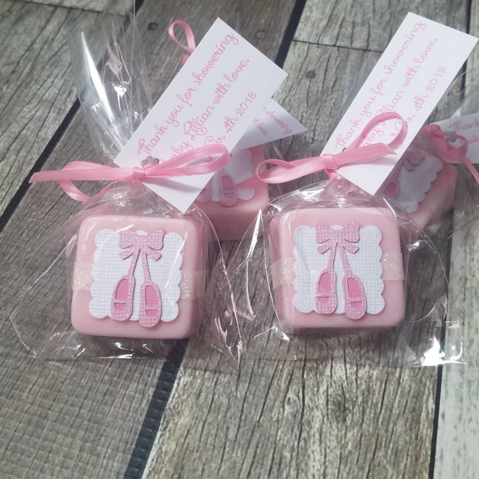 ballerina baby shower favors ballet shoe soaps