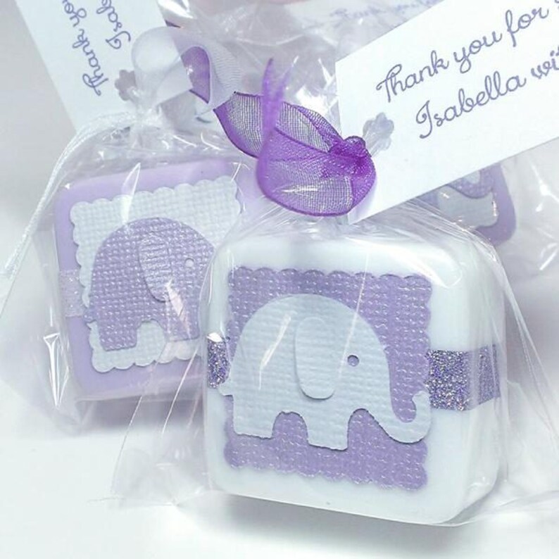 Elephant Baby Shower Favor Soaps Boy Girl Etsy